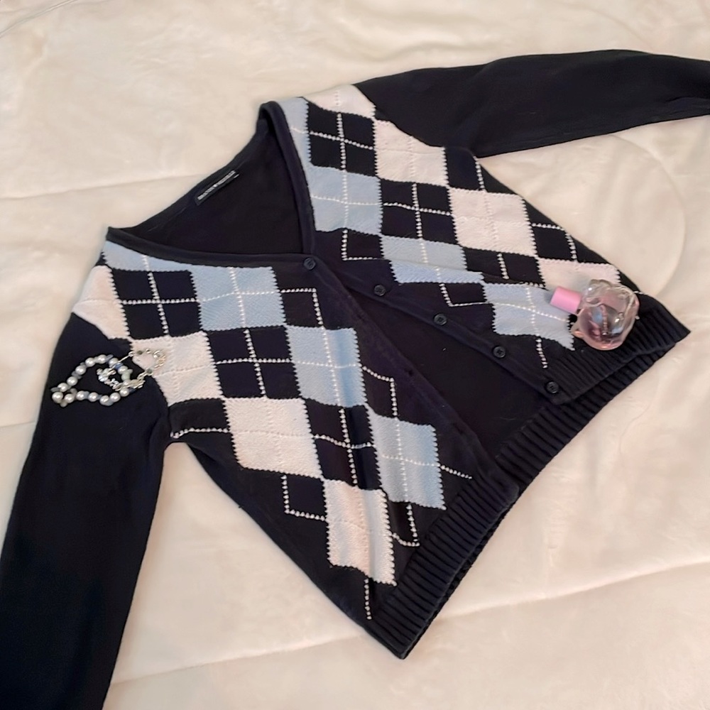 Brandy Melville Argyle cardigan